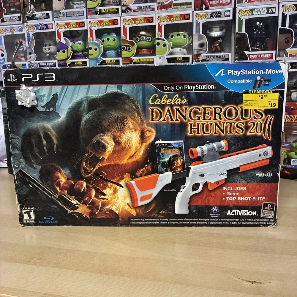 PS3 Cabela's Top Shot Elite - *GUN ONLY* - No Game No Dongle yes Sensor